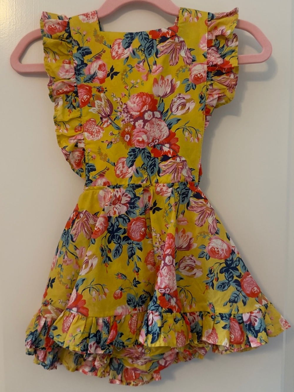 Floral Numi 3T pinafore dress
